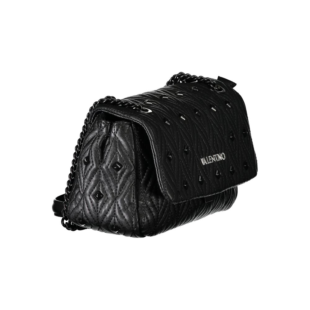Mario Valentino Schwarze Polyester Handtasche
